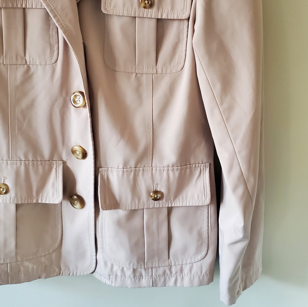 Braetan S 90s Old Money Timeless Contemporary Parisian Utility Safari Jacket - Picture 9 of 13